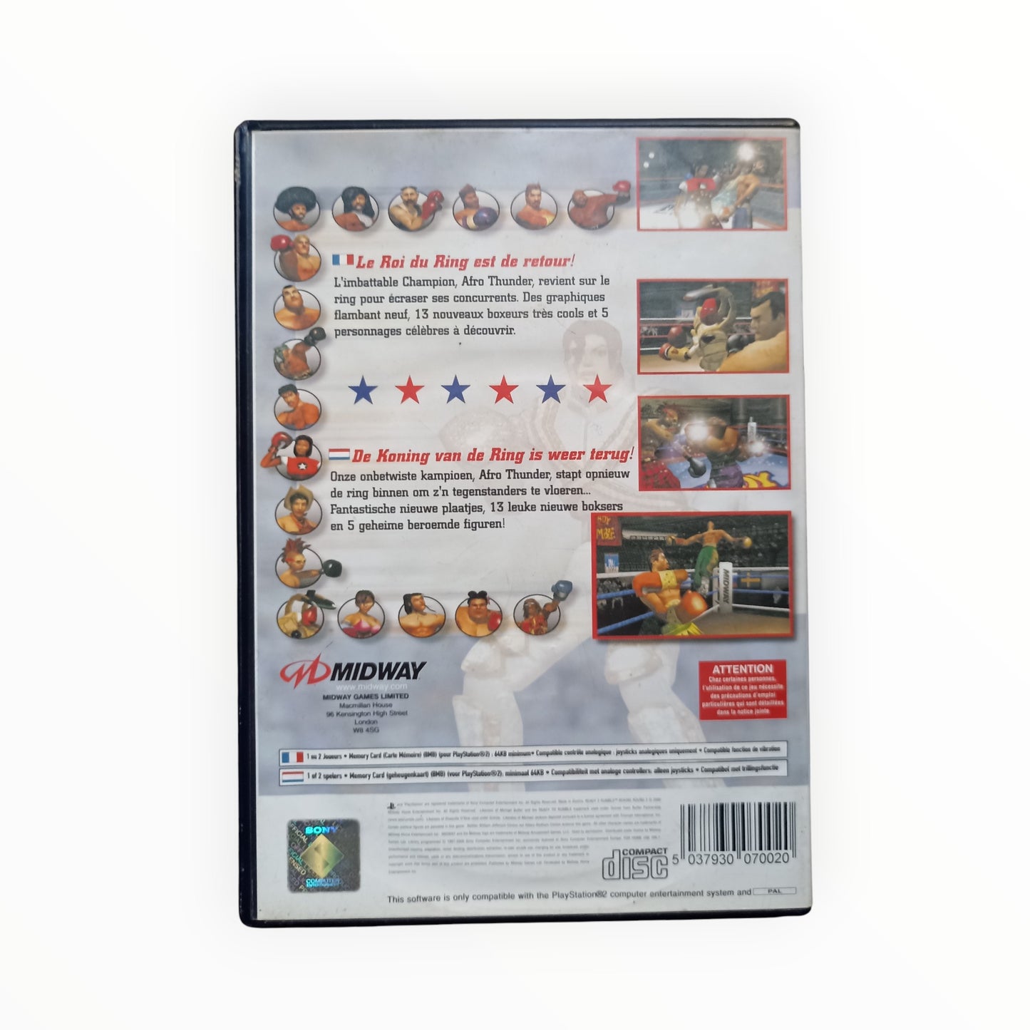 Ready 2 Rumble Round 2 playstation 2 (PS2)
