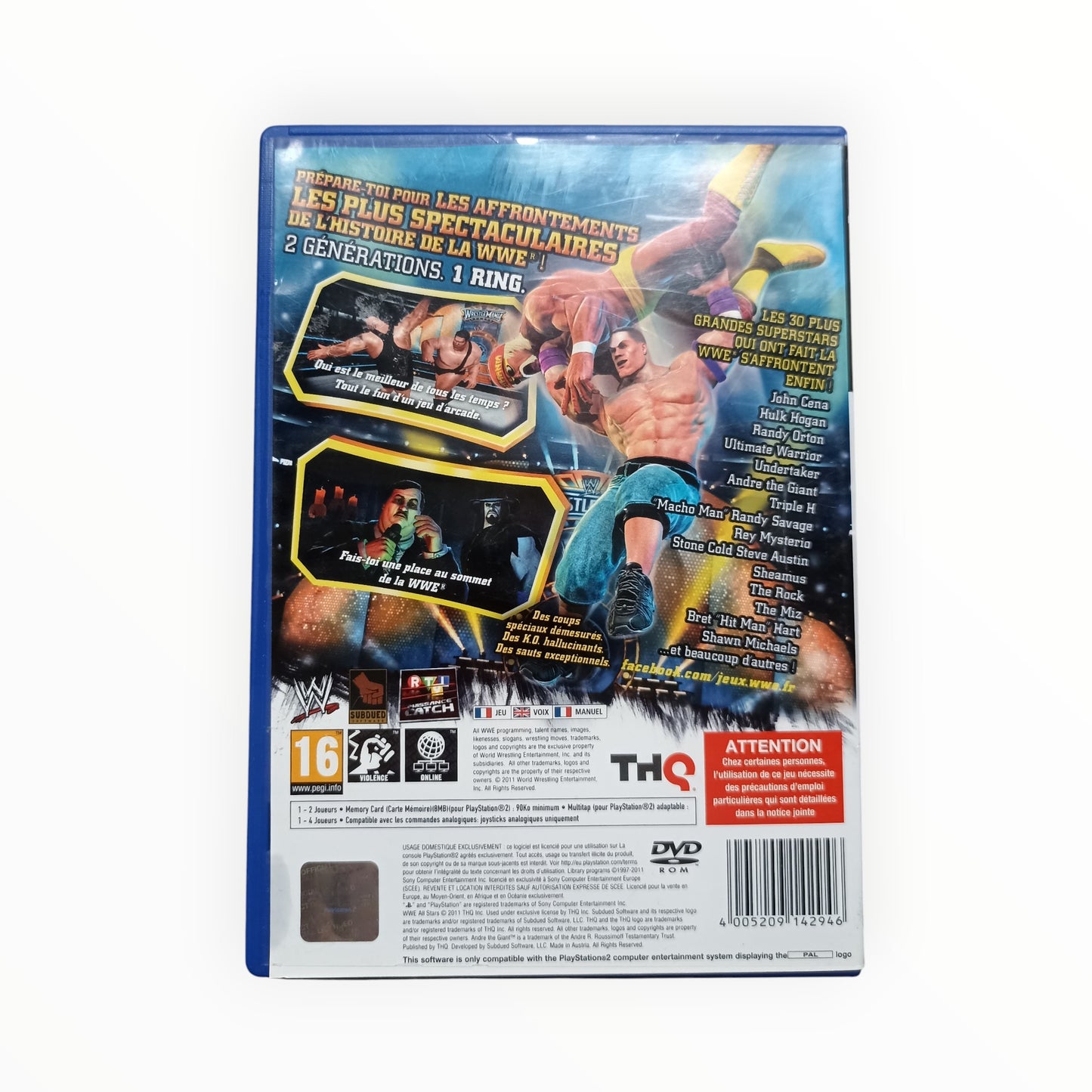 WWE All Stars PS2 PAL FR Fonctionnel | Masaru