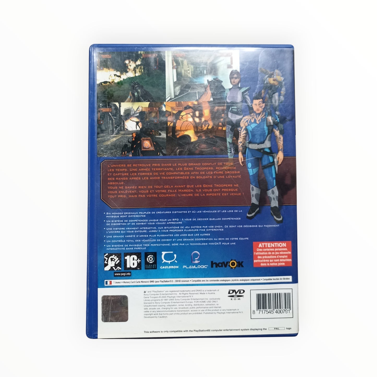 Gene Troopers playstation 2 (PS2)