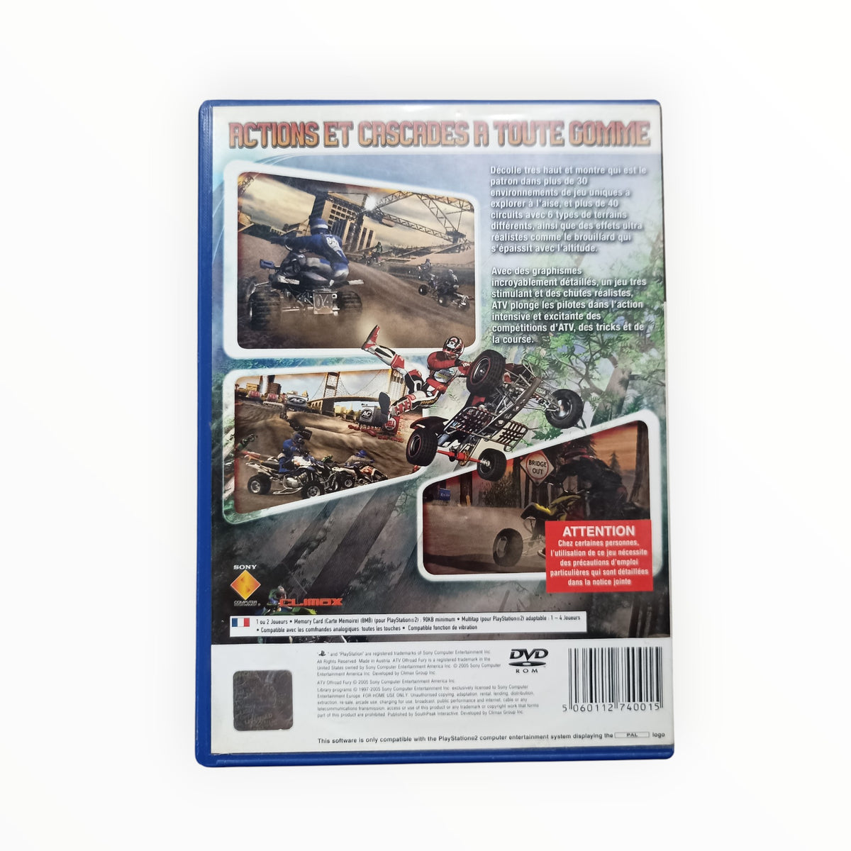 ATV Offroad Fury 3 playstation 2 (PS2)