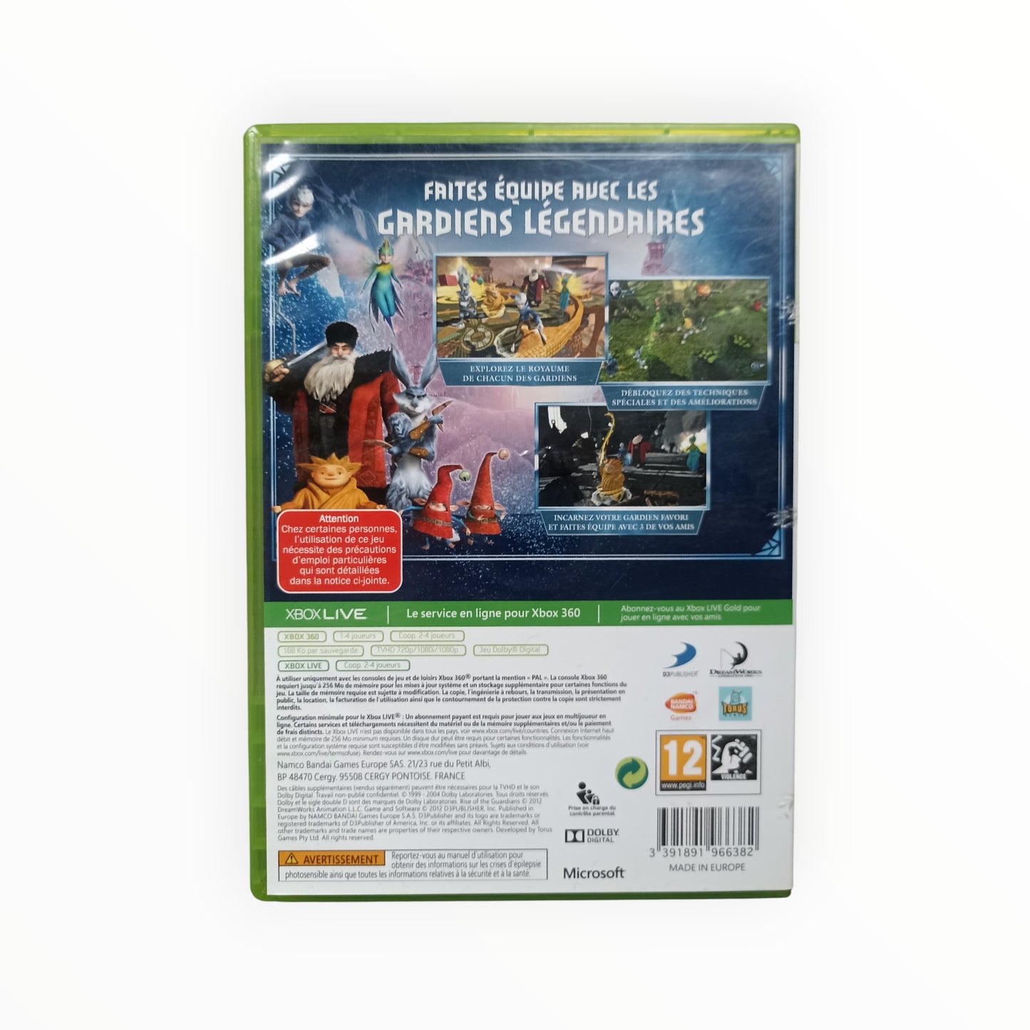 les cinq légendes Xbox 360