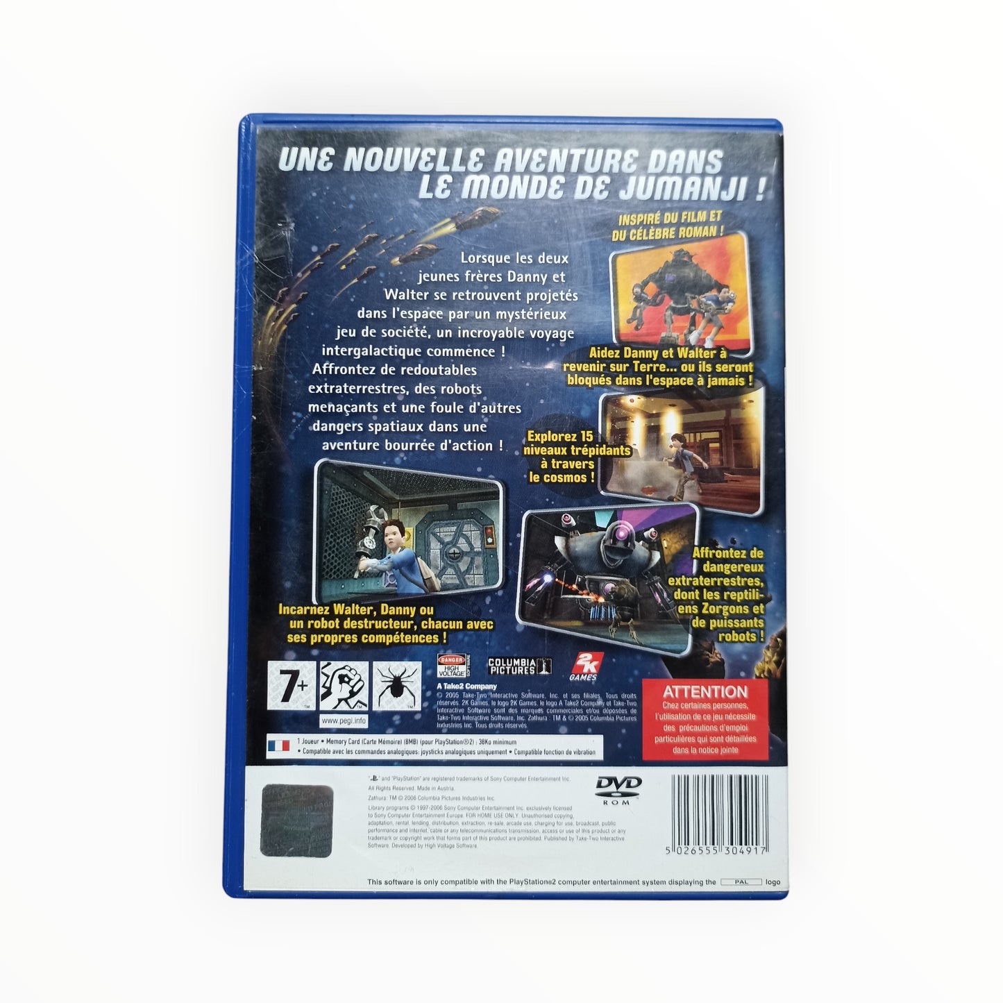 Zathura playstation 2 (PS2)