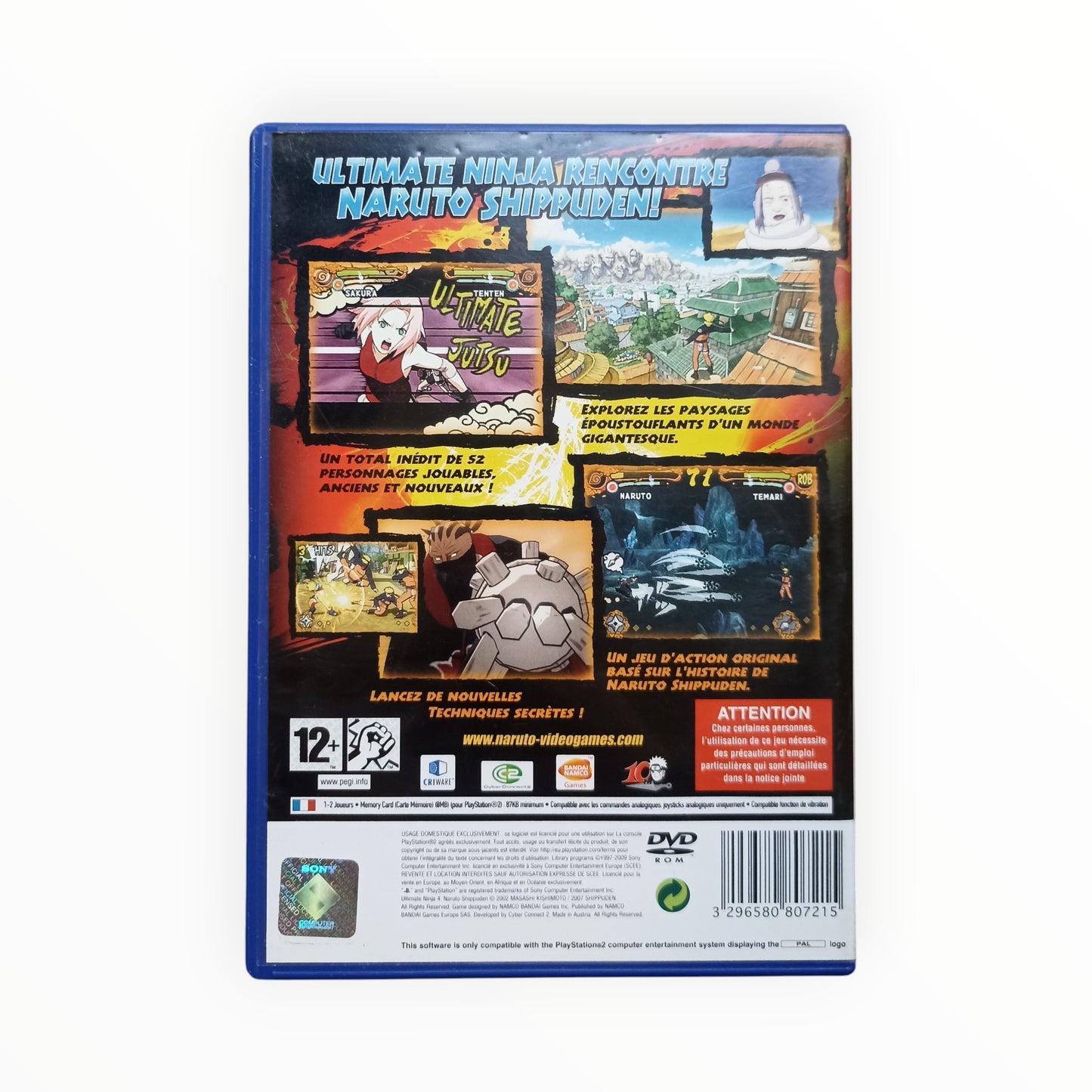 Naruto Shippuden: Ultimate Ninja 4 Playstation 2 (PS2) Complet