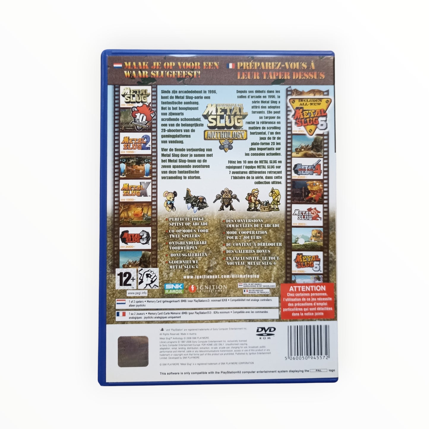 metal slug anthology Playstation 2 (PS2)