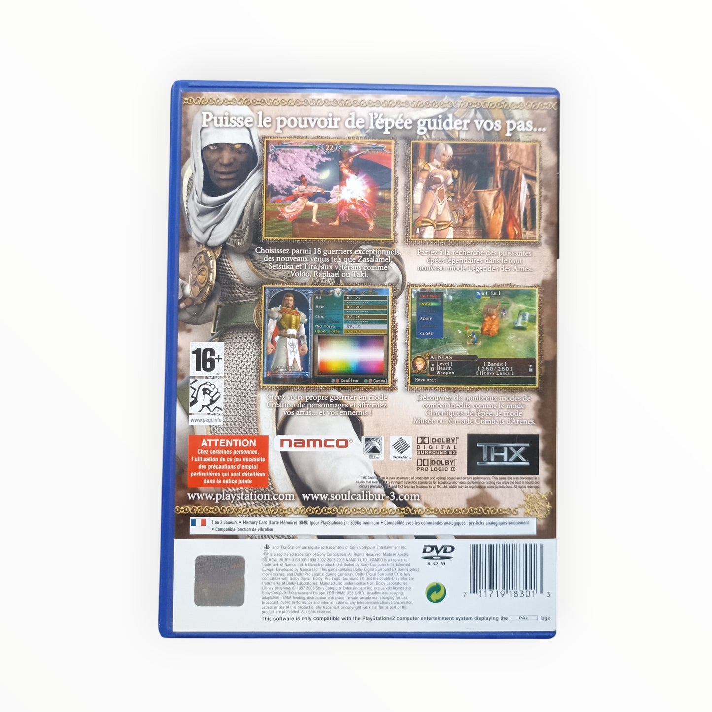 soul calibur III Playstation 2 (PS2)
