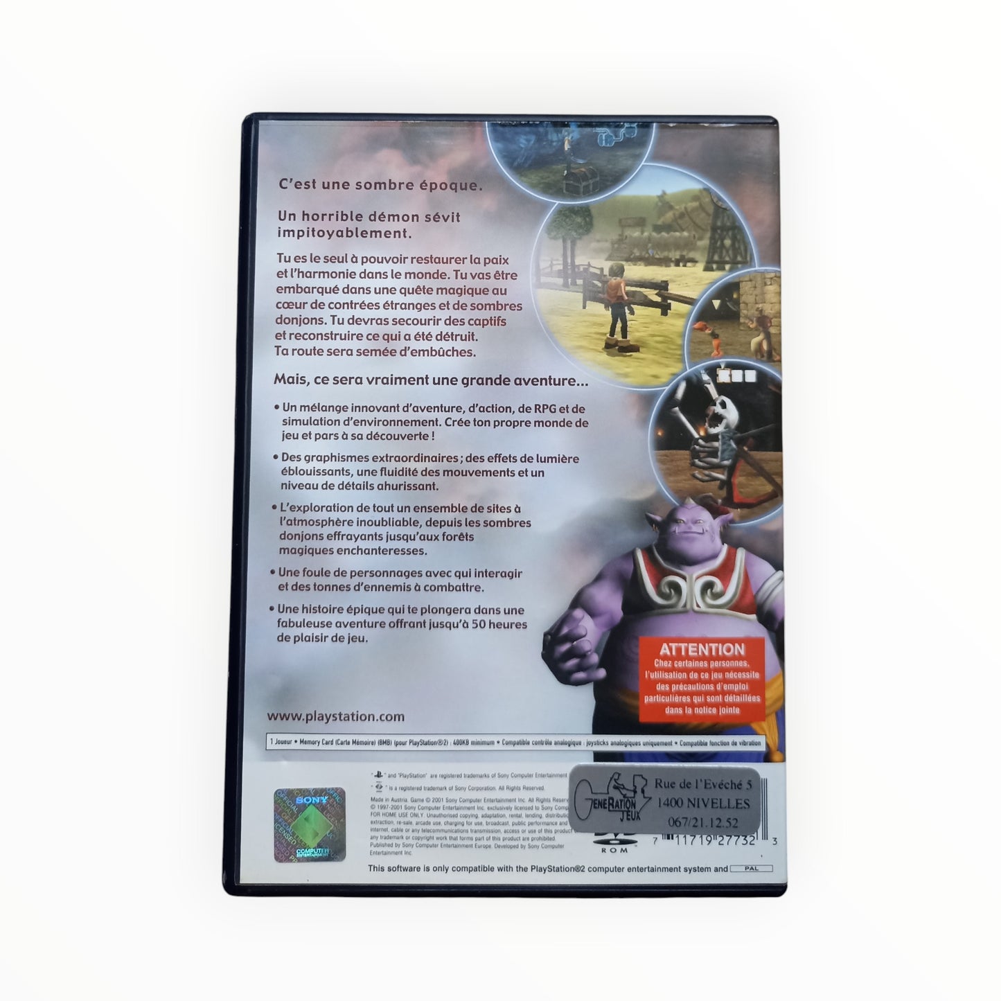 dark cloud Playstation 2 (PS2)