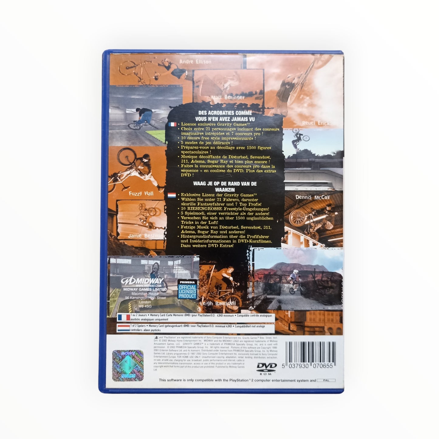 bike street vert dirt Playstation 2 (PS2)