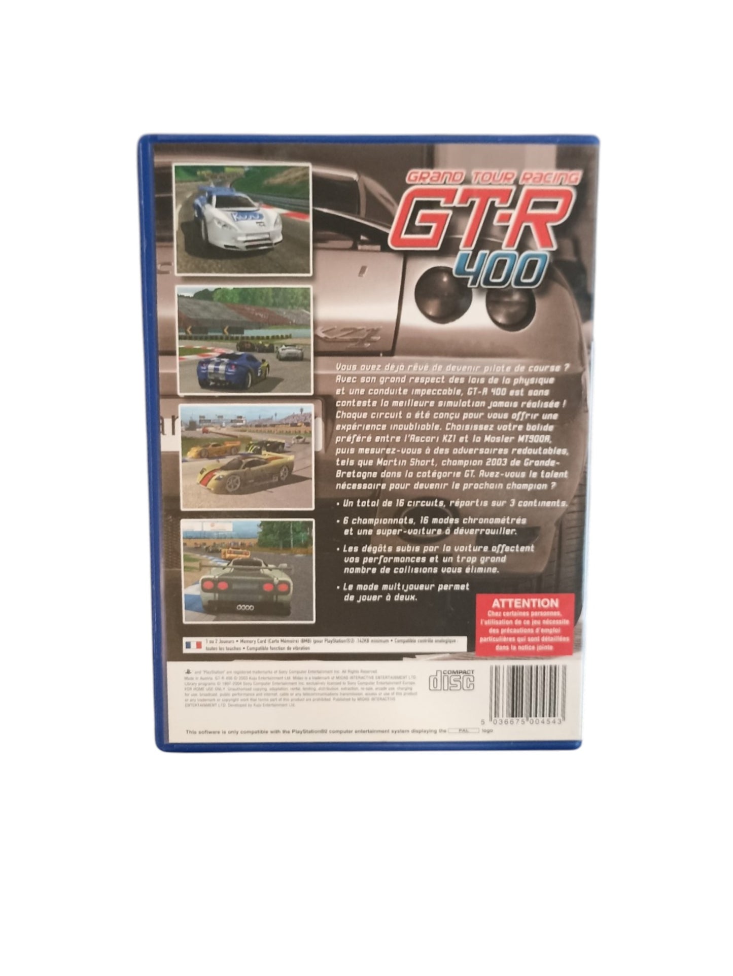 GTR 400 playstation 2 (PS2)