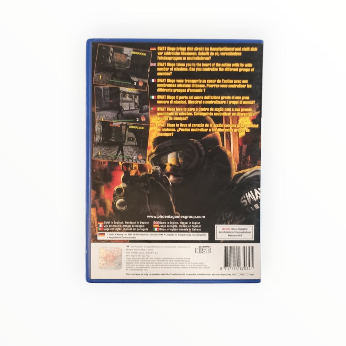 swat siege playstation 2 (PS2)