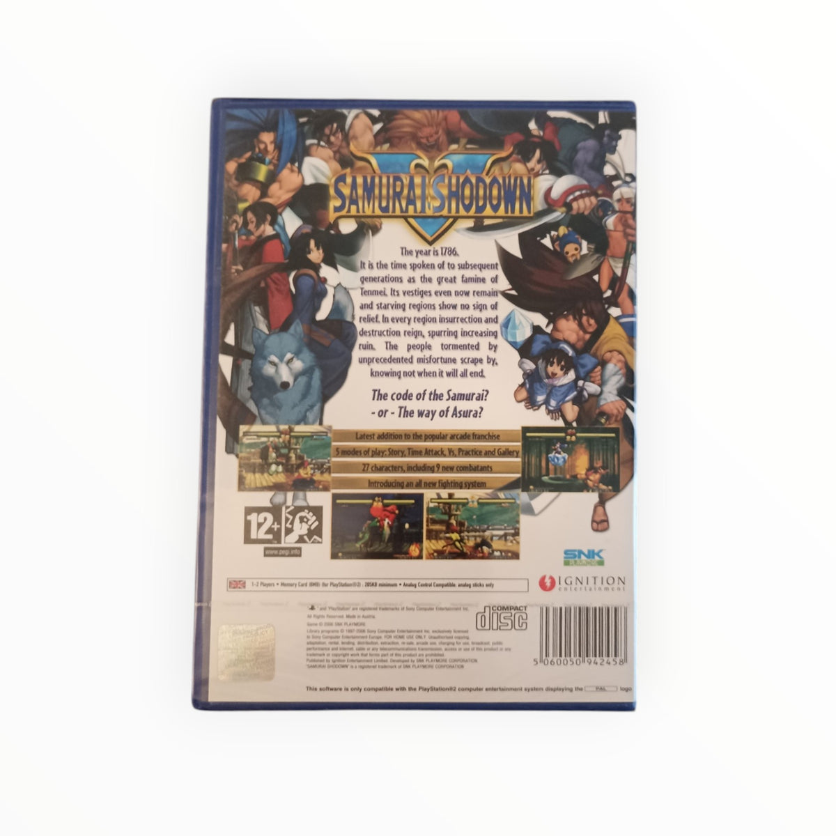 samurai shodown V playstation 2 (PS2) neuf