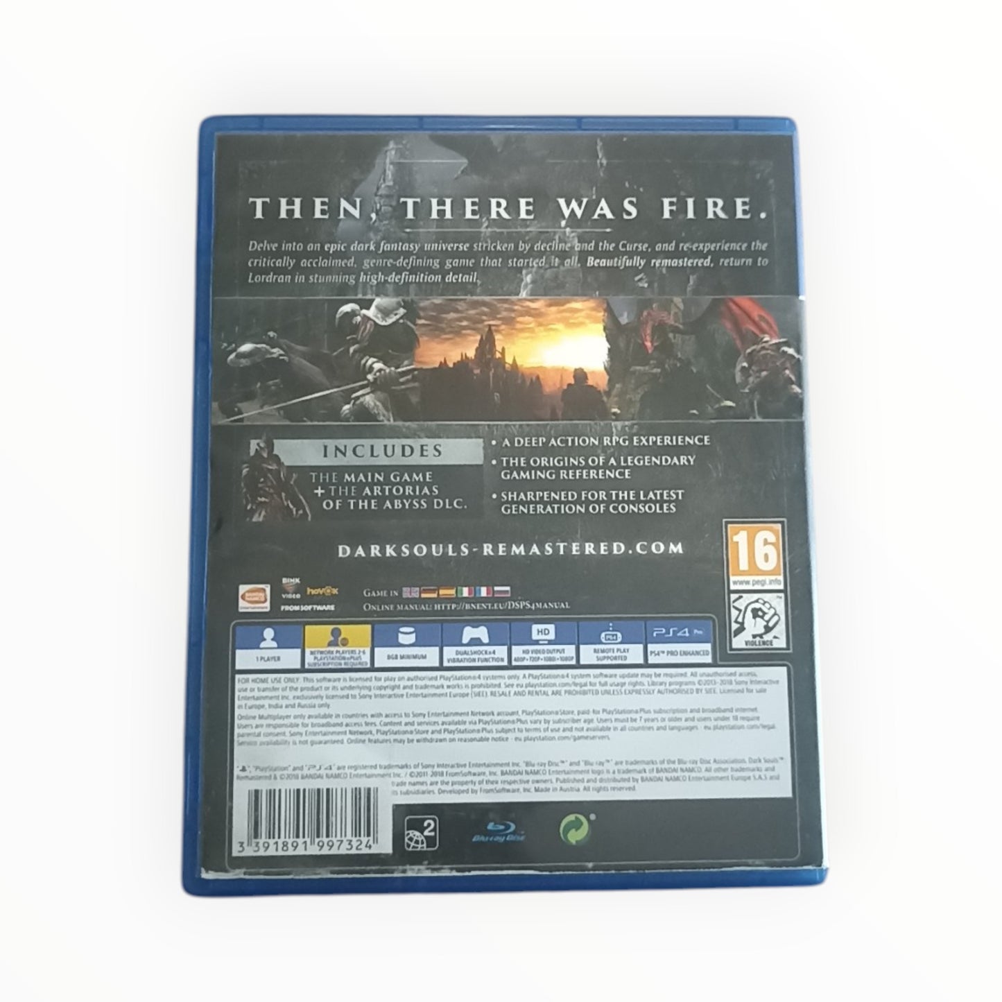 Dark Soul Remastered playstation 4 (PS4)