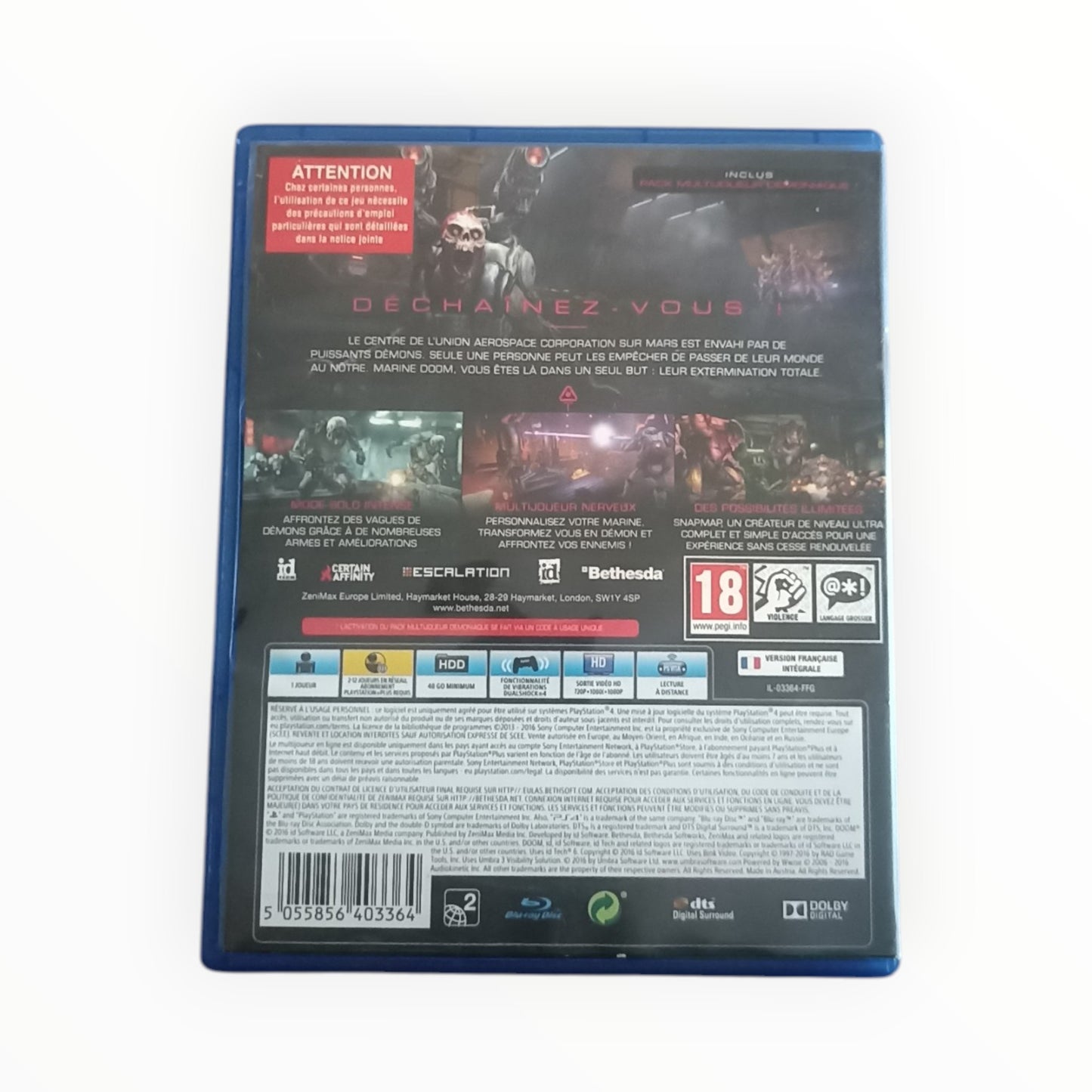 Doom PlayStation 4 (PS4)