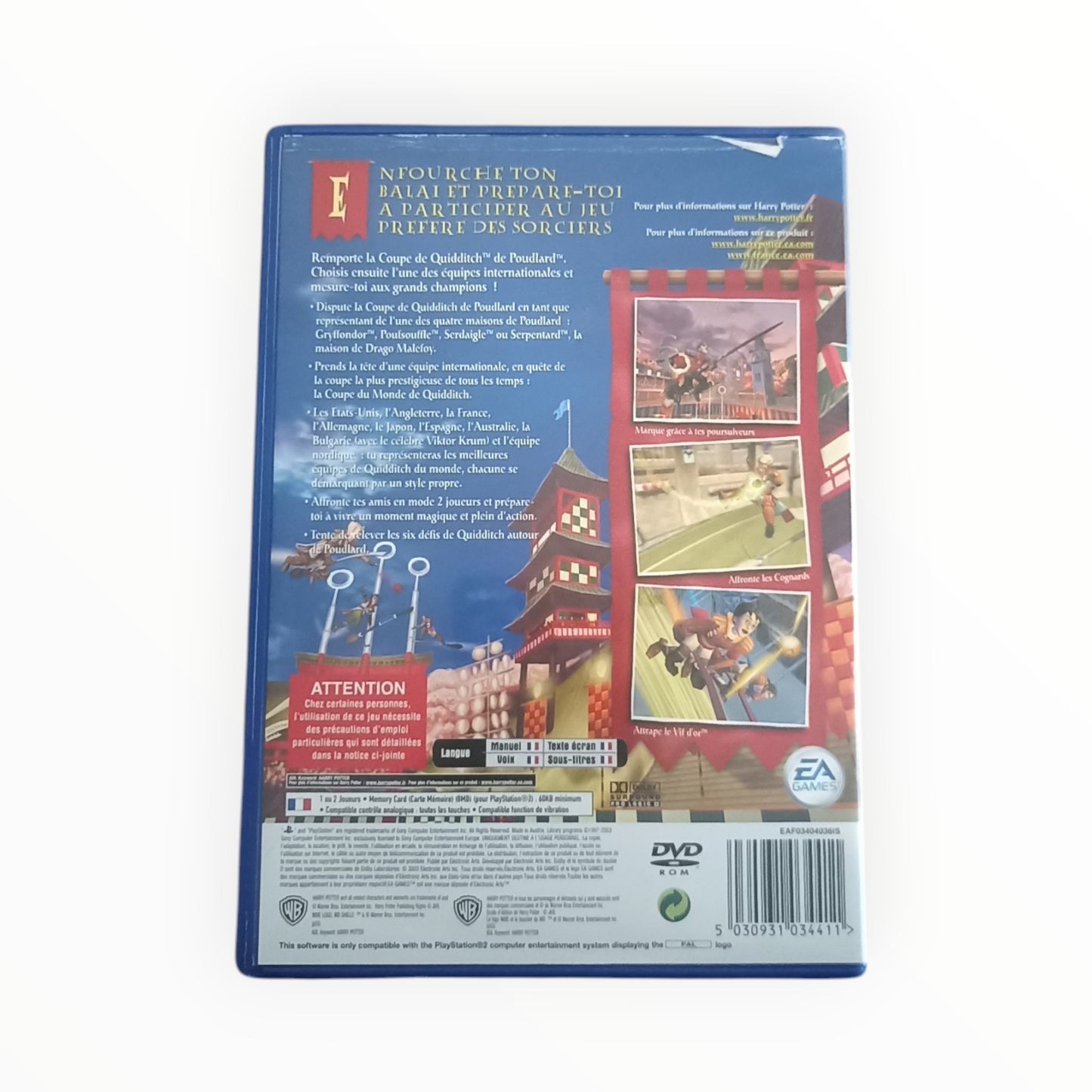Harry Potter : Coupe du Monde de Quidditch Playstation 2 (PS2)