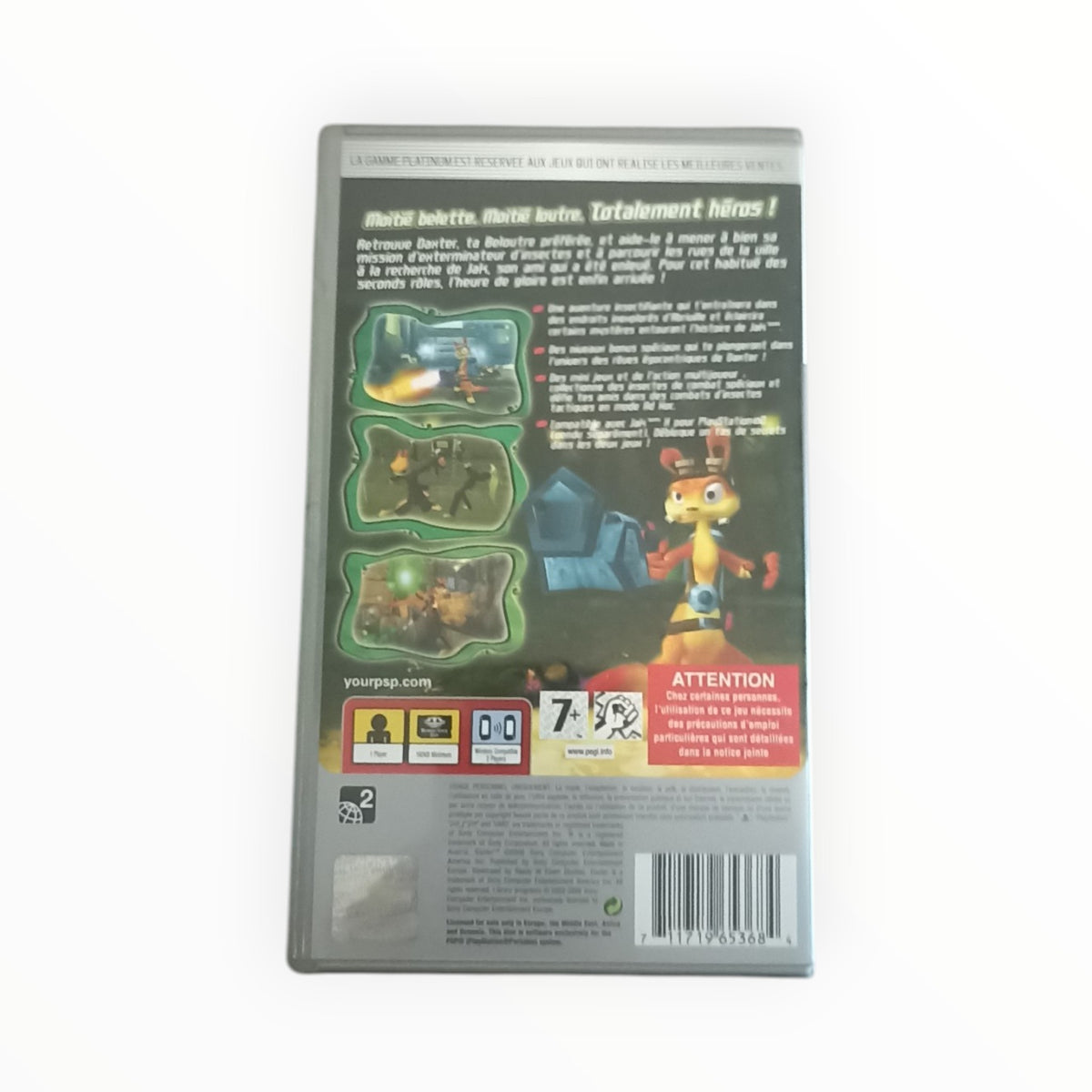 Daxter PlayStation Portable (PSP) Version Platinum