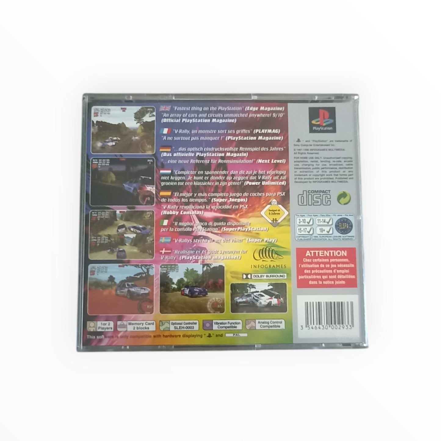 V-rally platinium playstation 1 PS1
