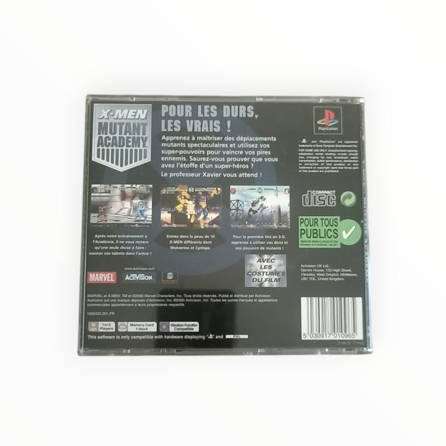 x-men mutant academy playstation 1 PS1