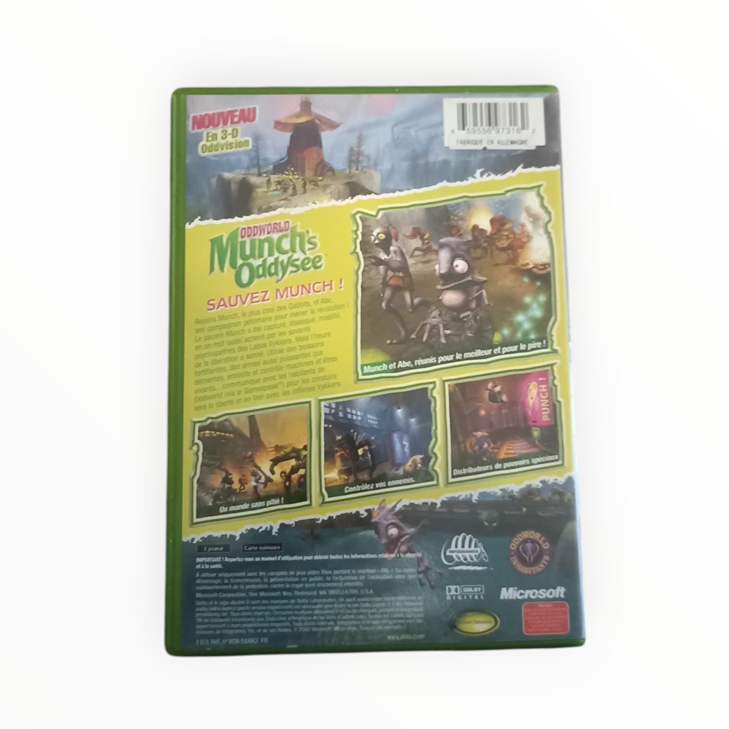Oddworld Munch's oddysee Xbox