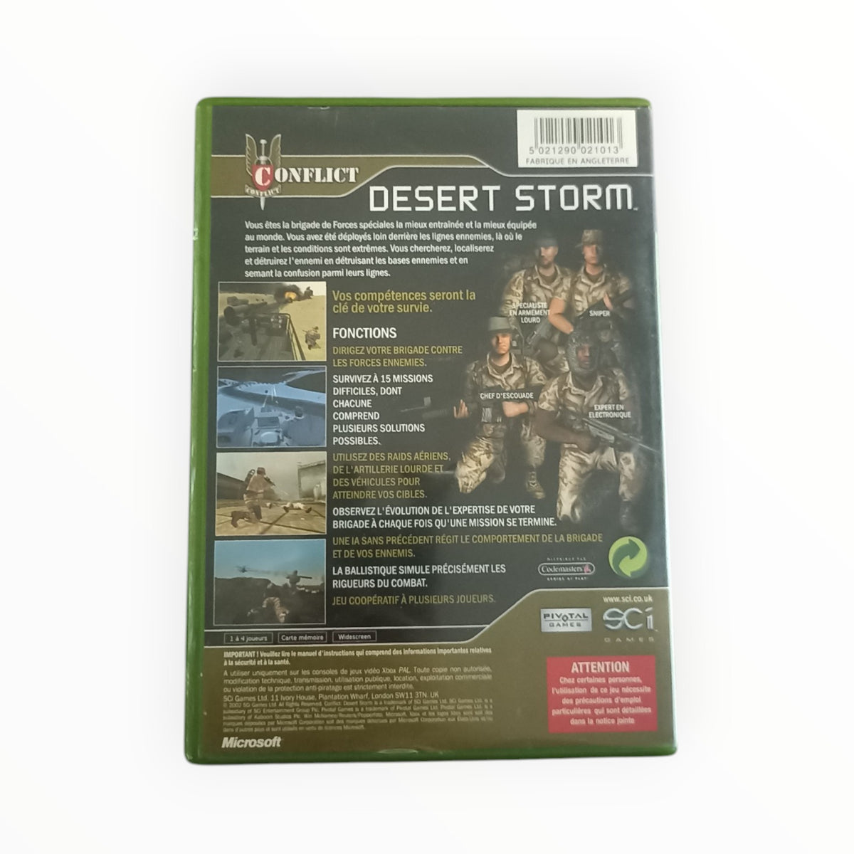 conflict desert storm Xbox Classics