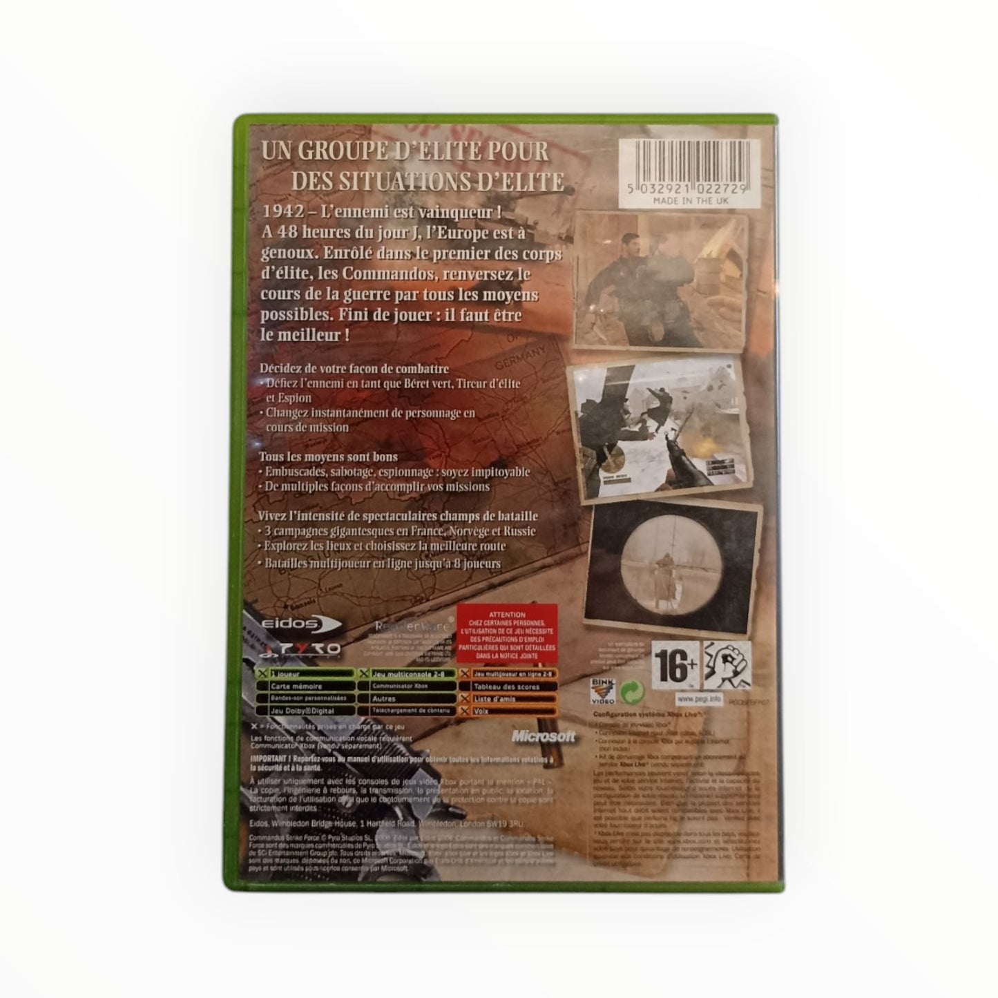 Commandos Strike Force Xbox