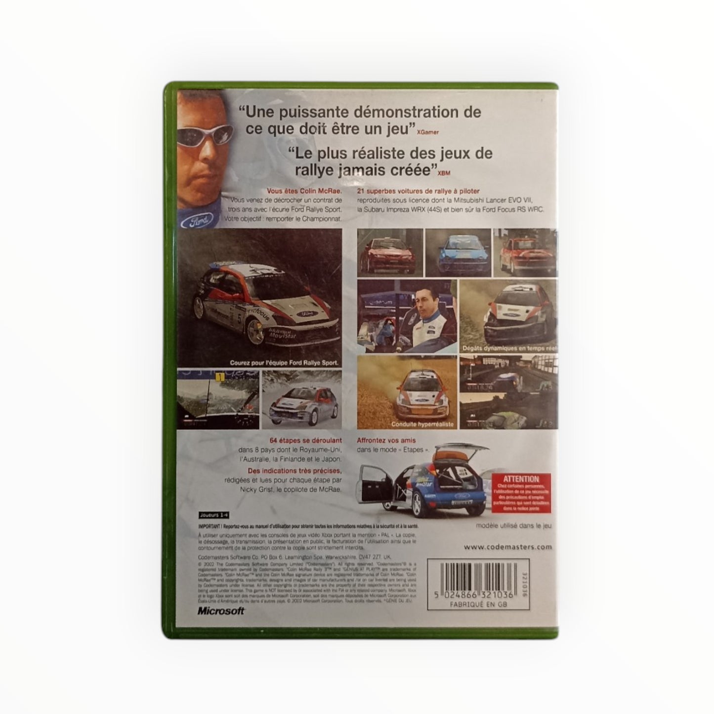 Colin McRae Rally 3 Xbox