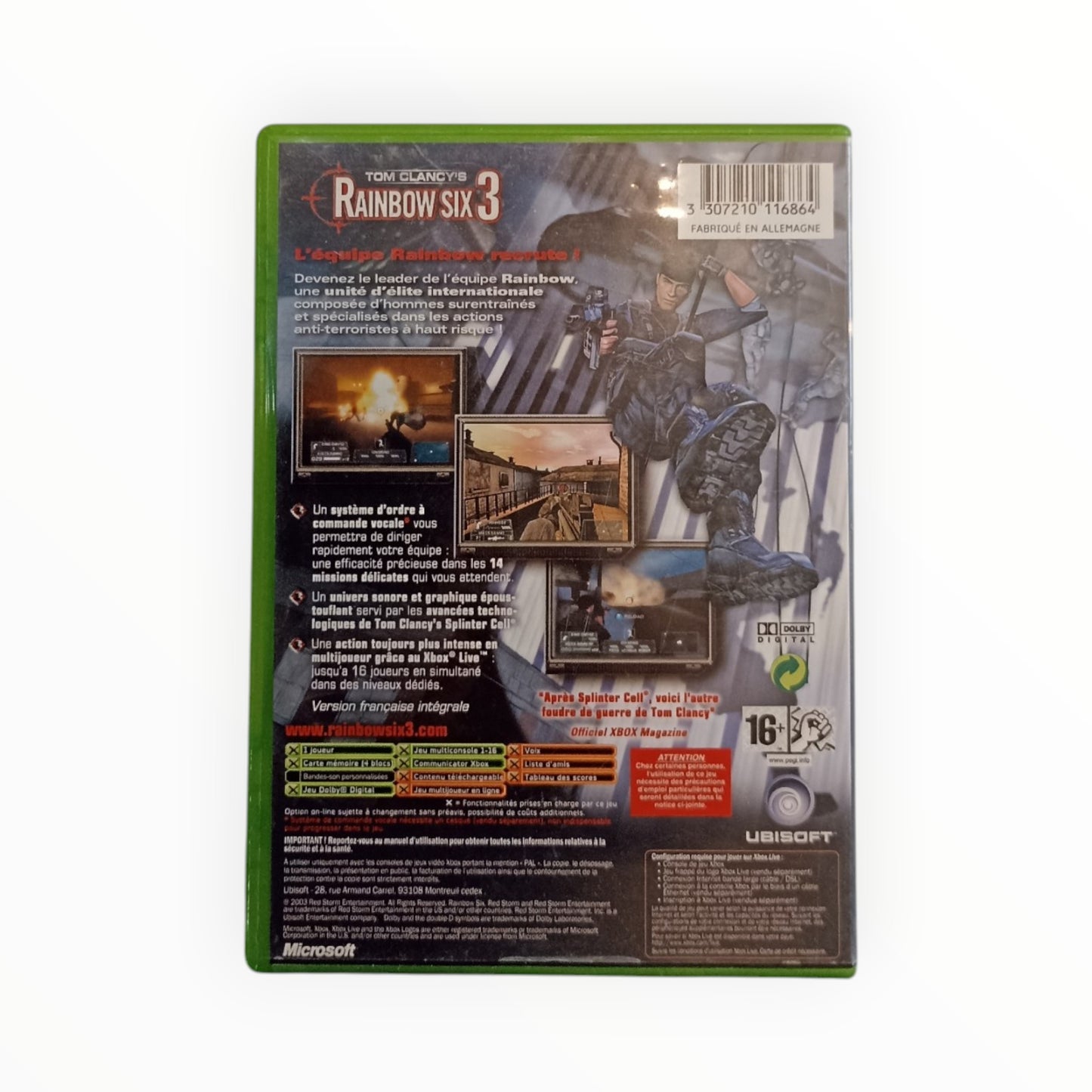 Tom Clancy's Rainbow Six 3 Xbox