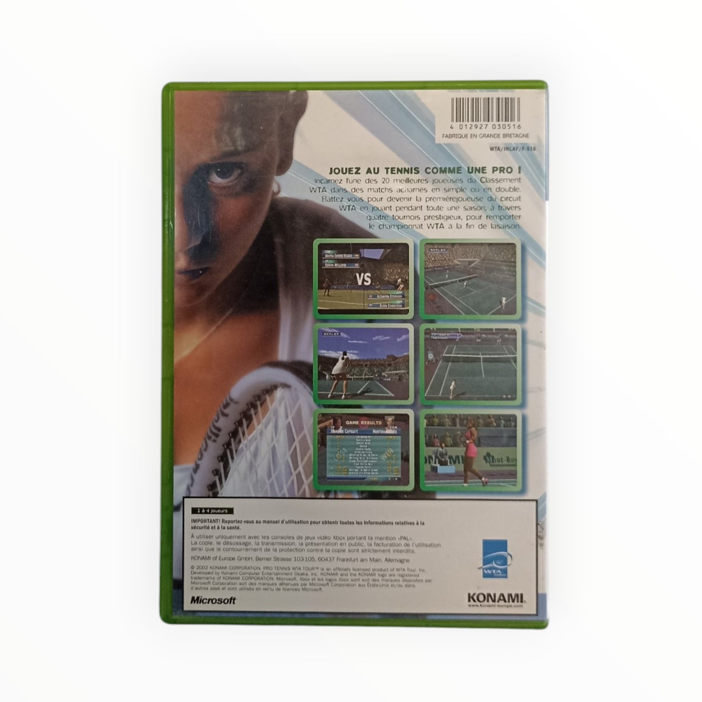Pro Tennis WTA Tour Xbox