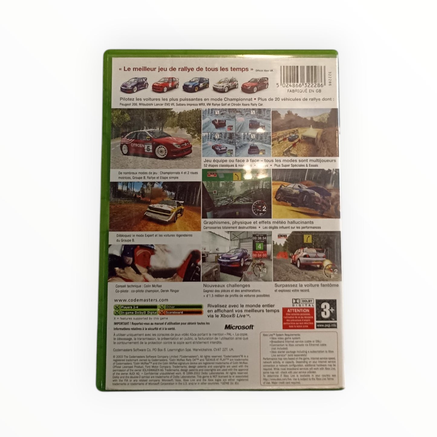 Colin Mcrae Rally 04 Xbox