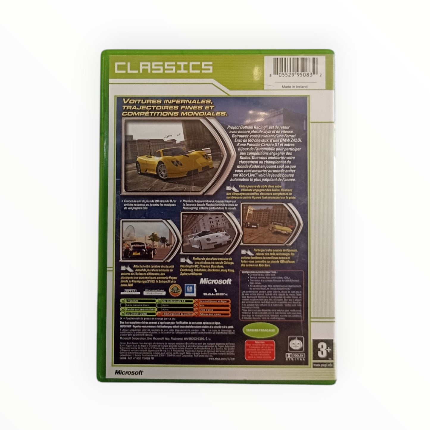 Project Gotham racing 2 Xbox classic