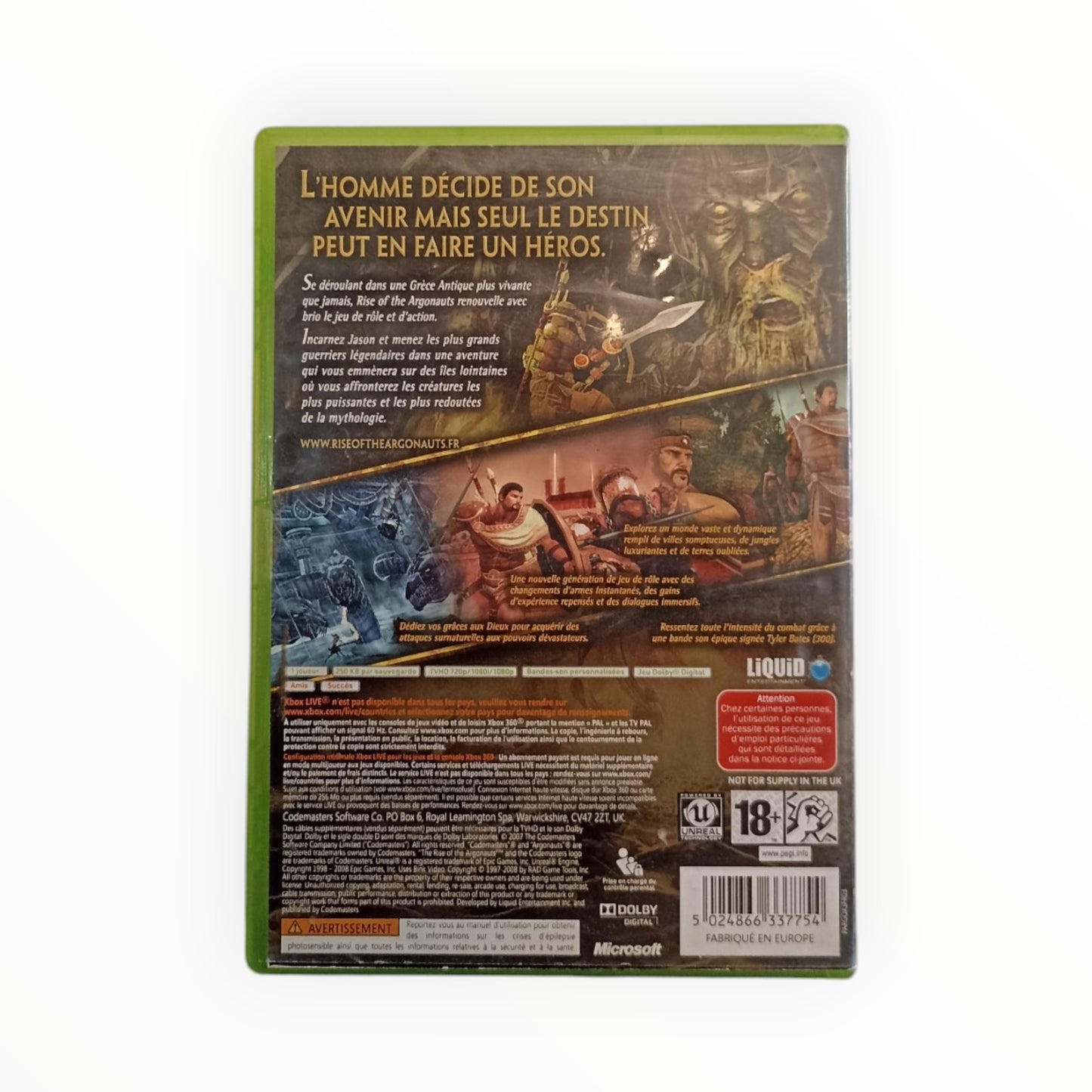 Rise of the Argonauts Xbox 360