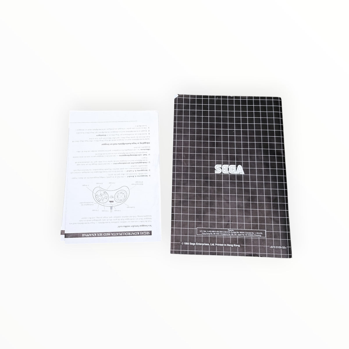 Boite seule Sega Megadrive avec notice