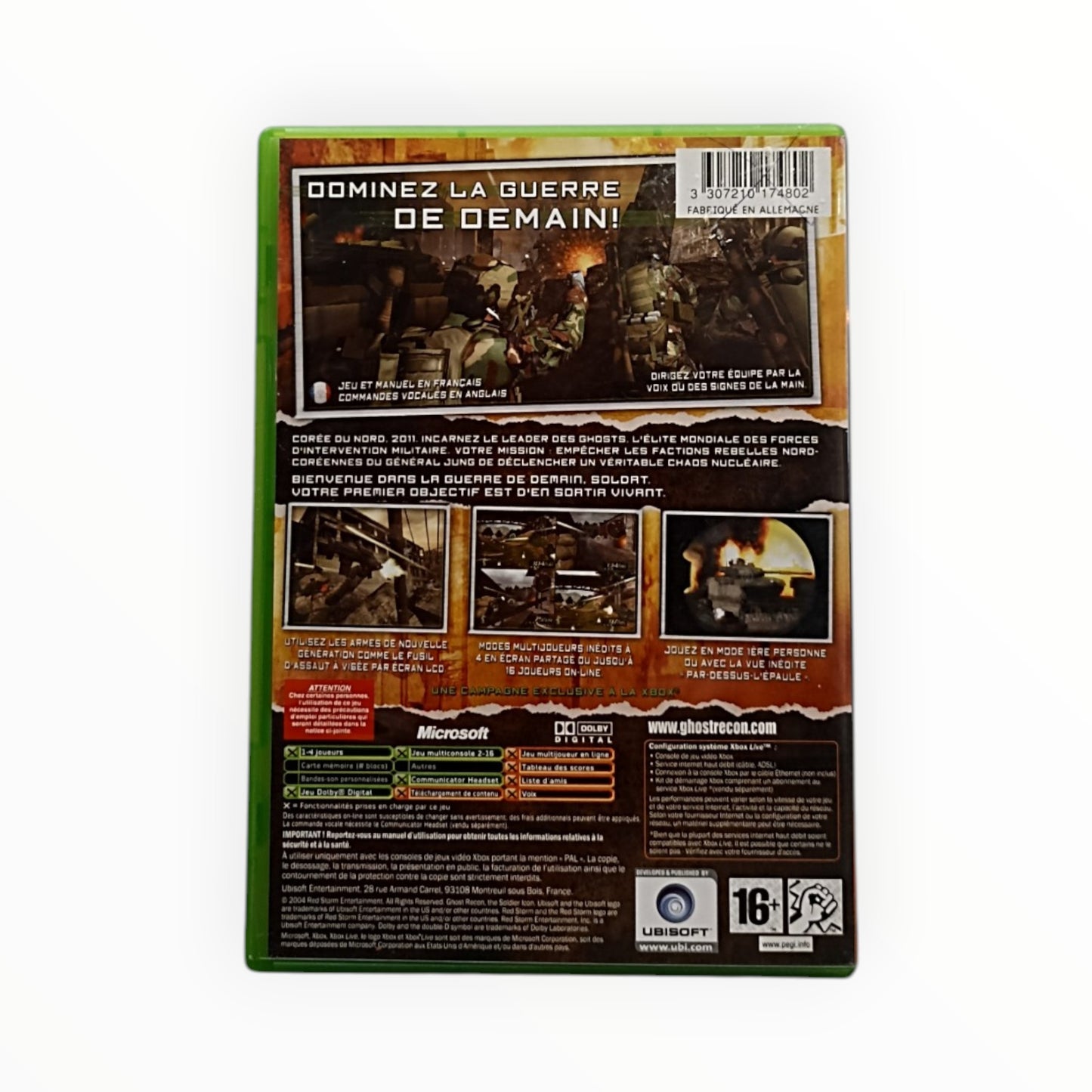Tom Clancy's Ghost Recon 2 Xbox sans notice