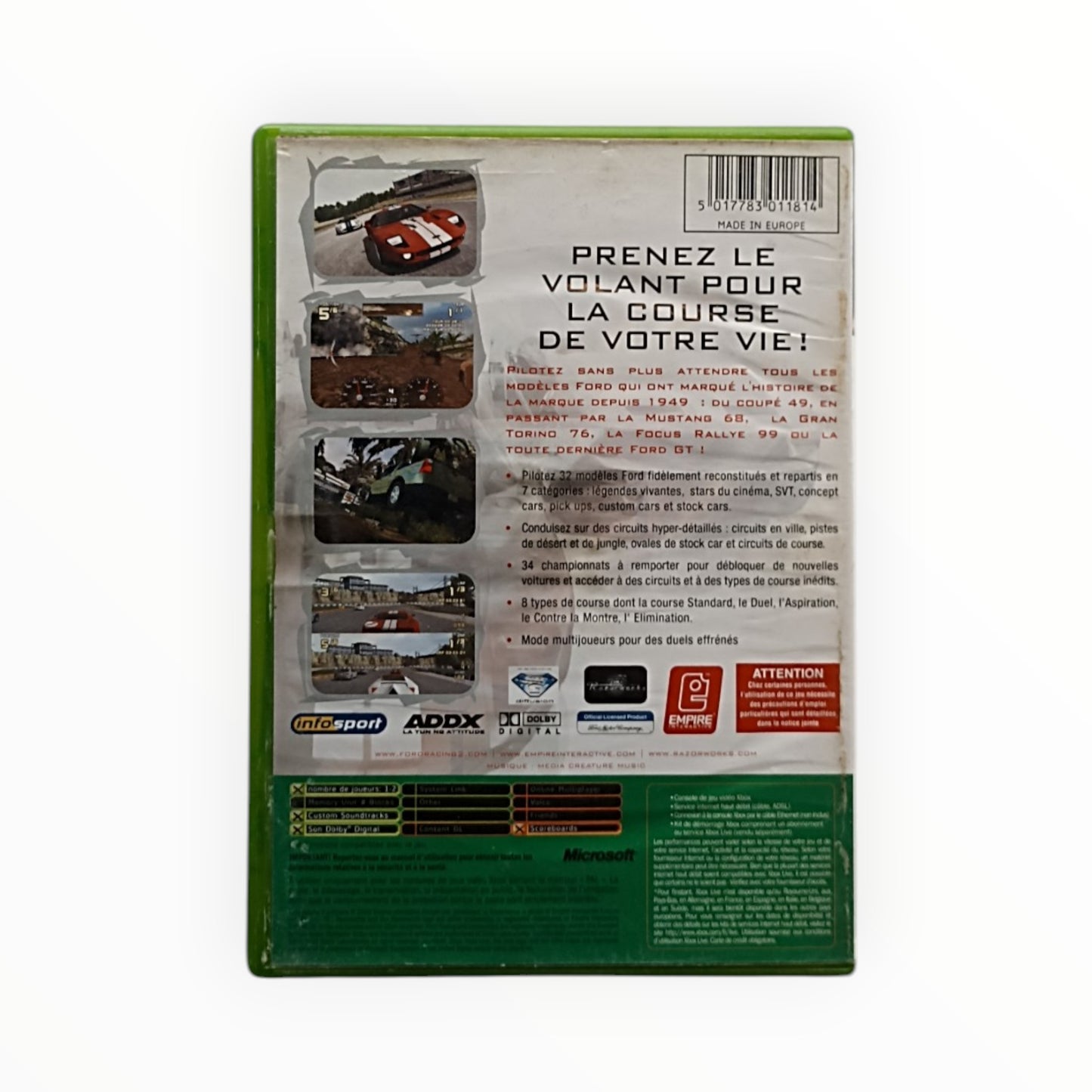 Ford Racing 2 Xbox complet