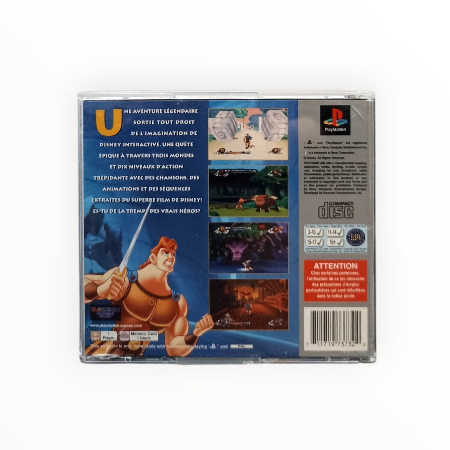 Disney Hercule PS1 platinium
