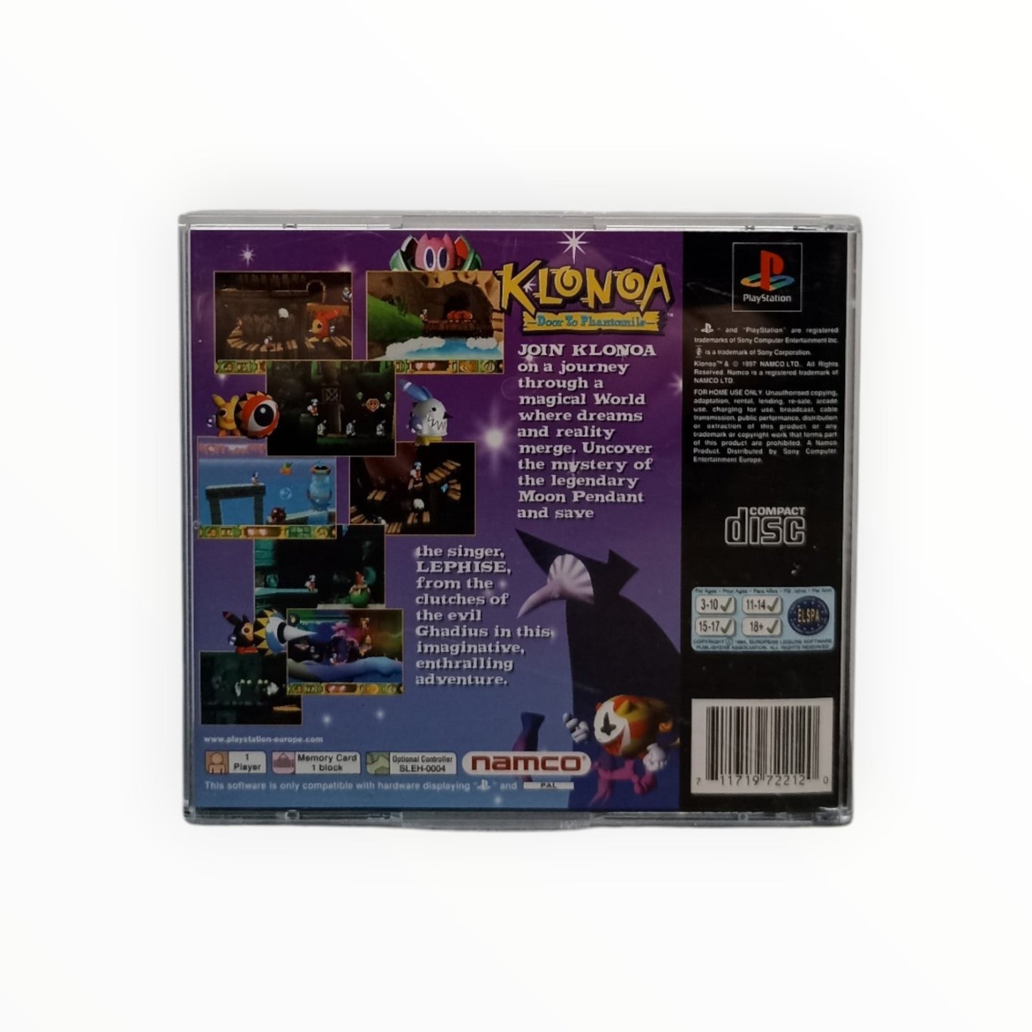 Klonoa Door To Phantomile PS1