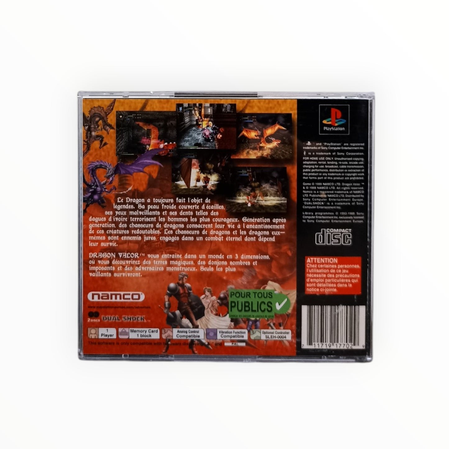 Dragon Valor PS1