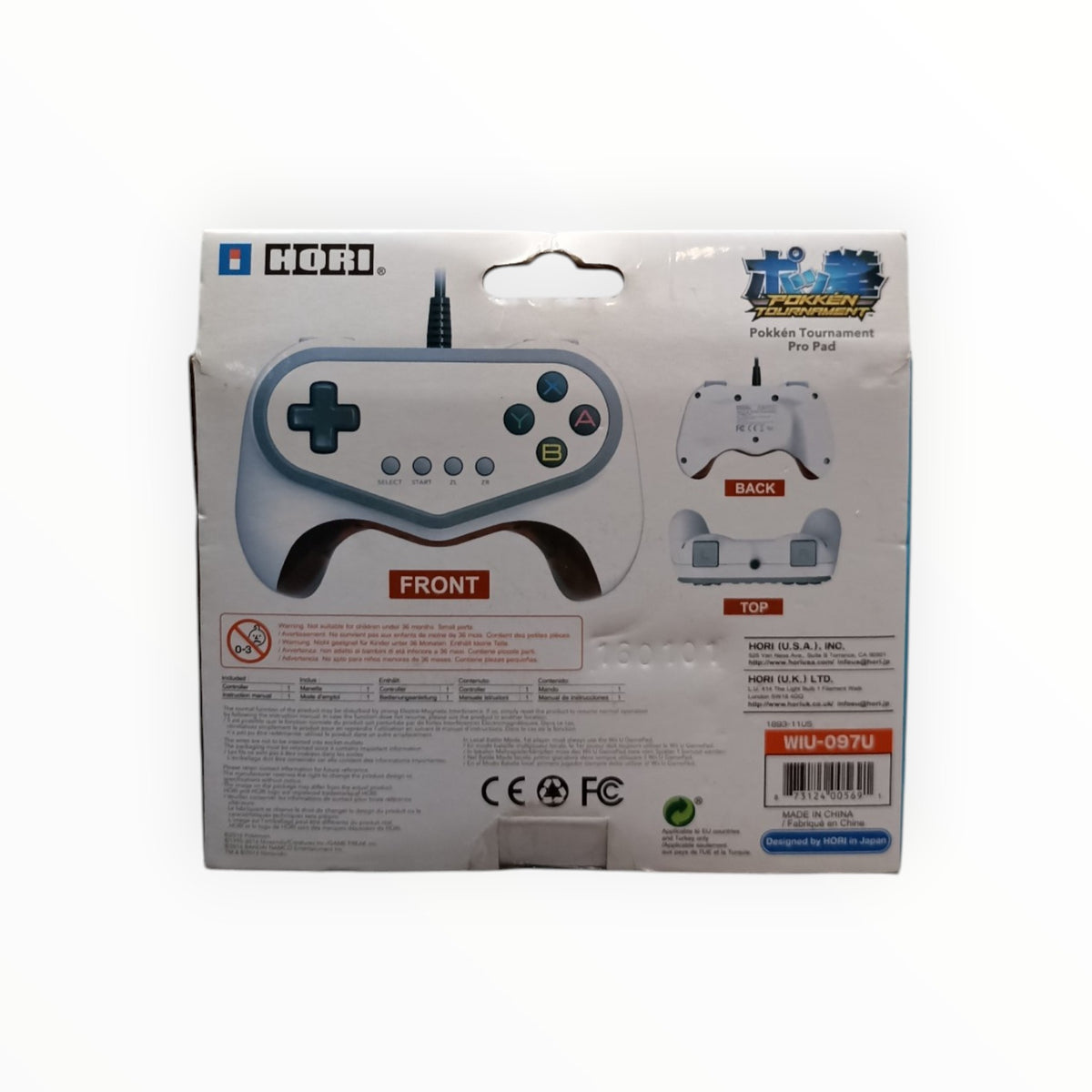 Pokkén Tournament Pro Pad Manette Wii U