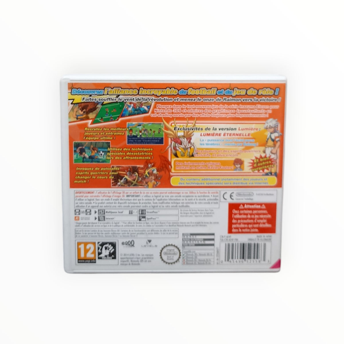 Inazuma Eleven Go Lumière nintendo 3DS
