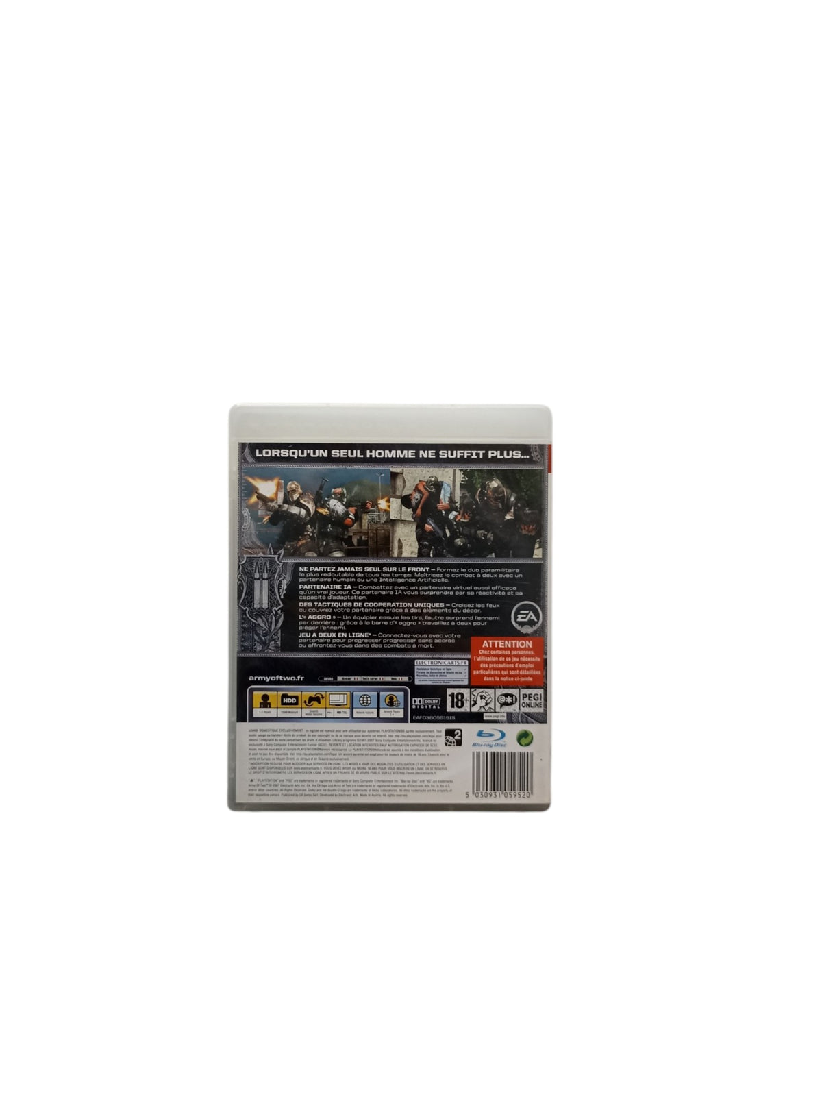 Army of Two PlayStation 3 PS3