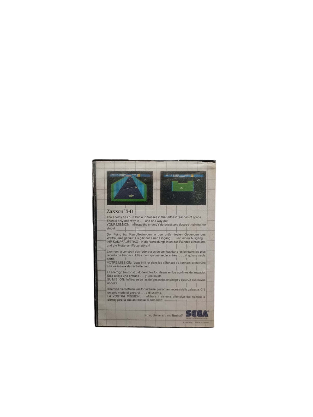 Zaxxon 3-D Sega Master System (SMS) complet