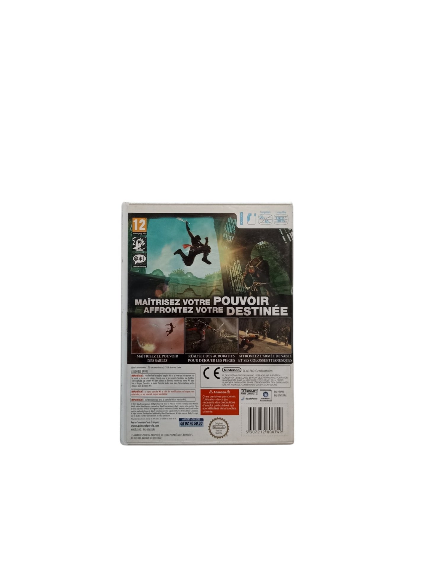 Prince of Persia: Les Sables Oubliés Nintendo Wii (Wii) complet