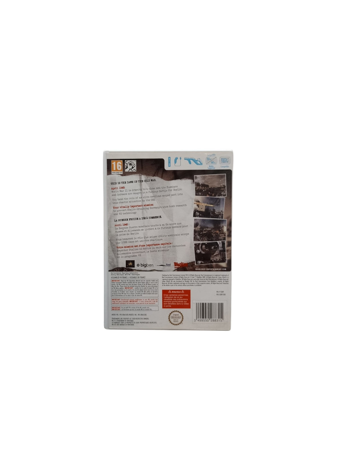 Sniper Elite Nintendo Wii (Wii) complet