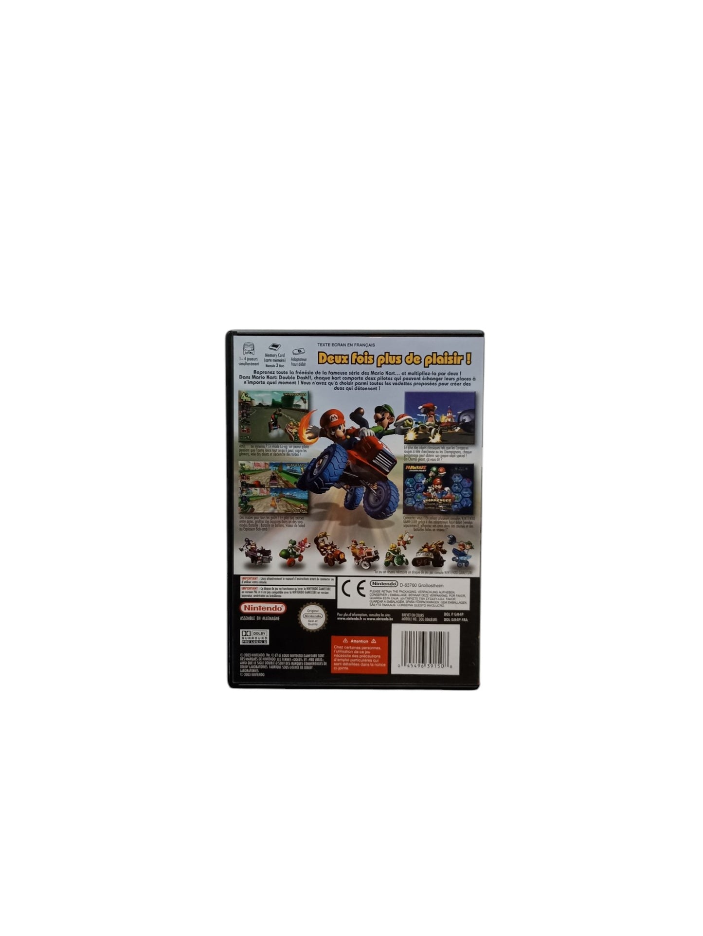 Mario Kart Double Dahs Nintendo GameCube Boite seule avec notice