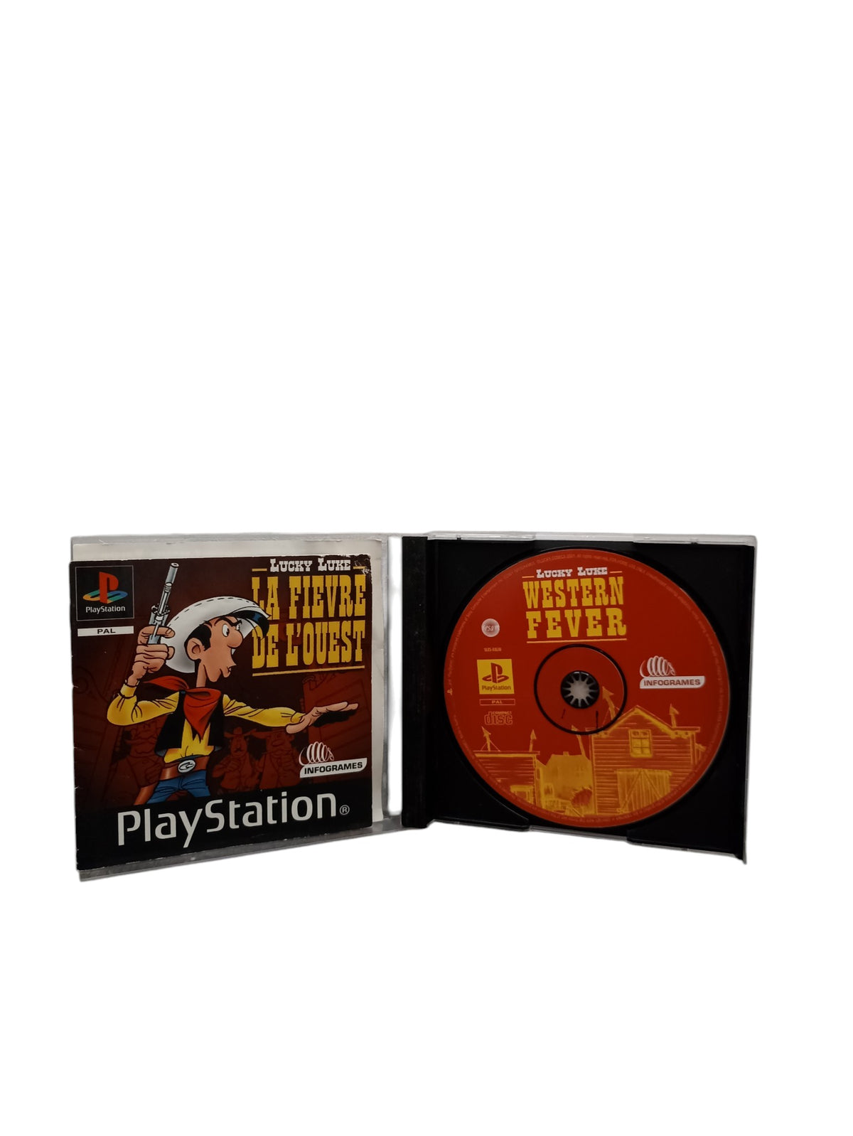 Lucky Luke fièvre de l'ouest Playstation 1 (PS1) Complet