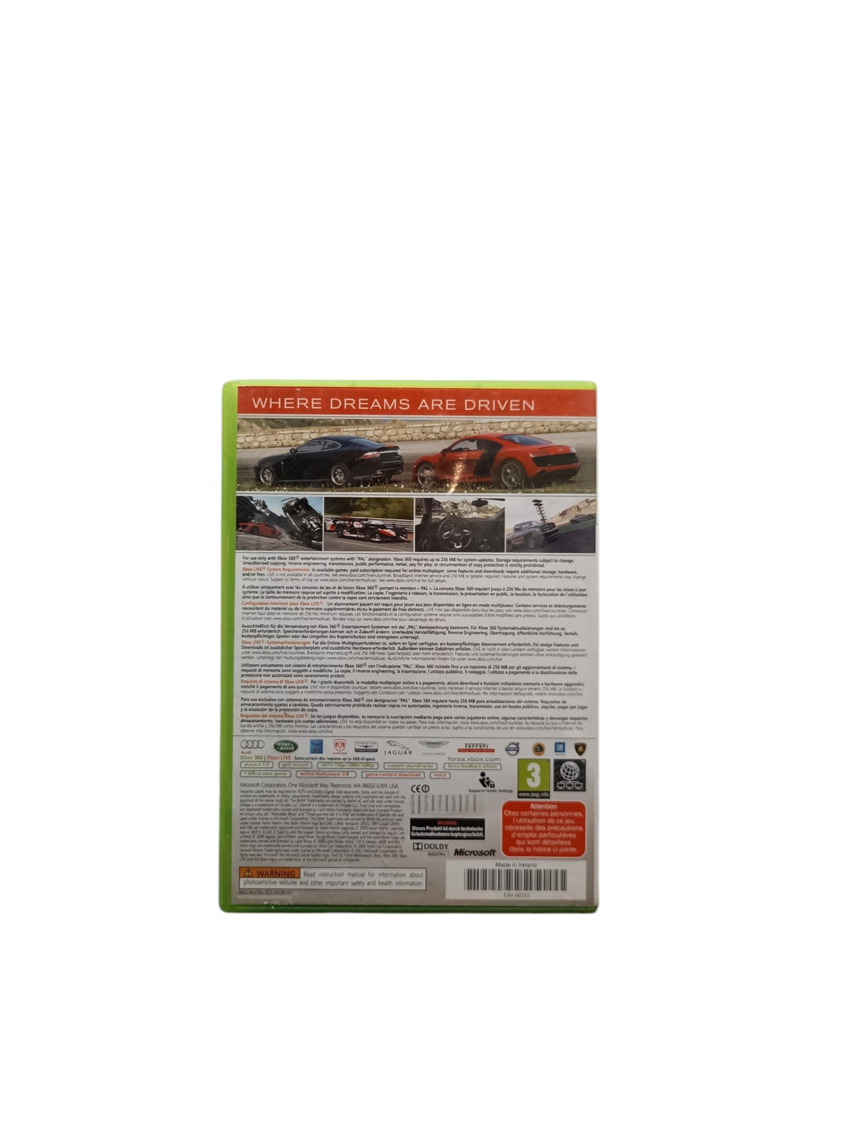 Forza Motorsport 3 Xbox 360 Complet