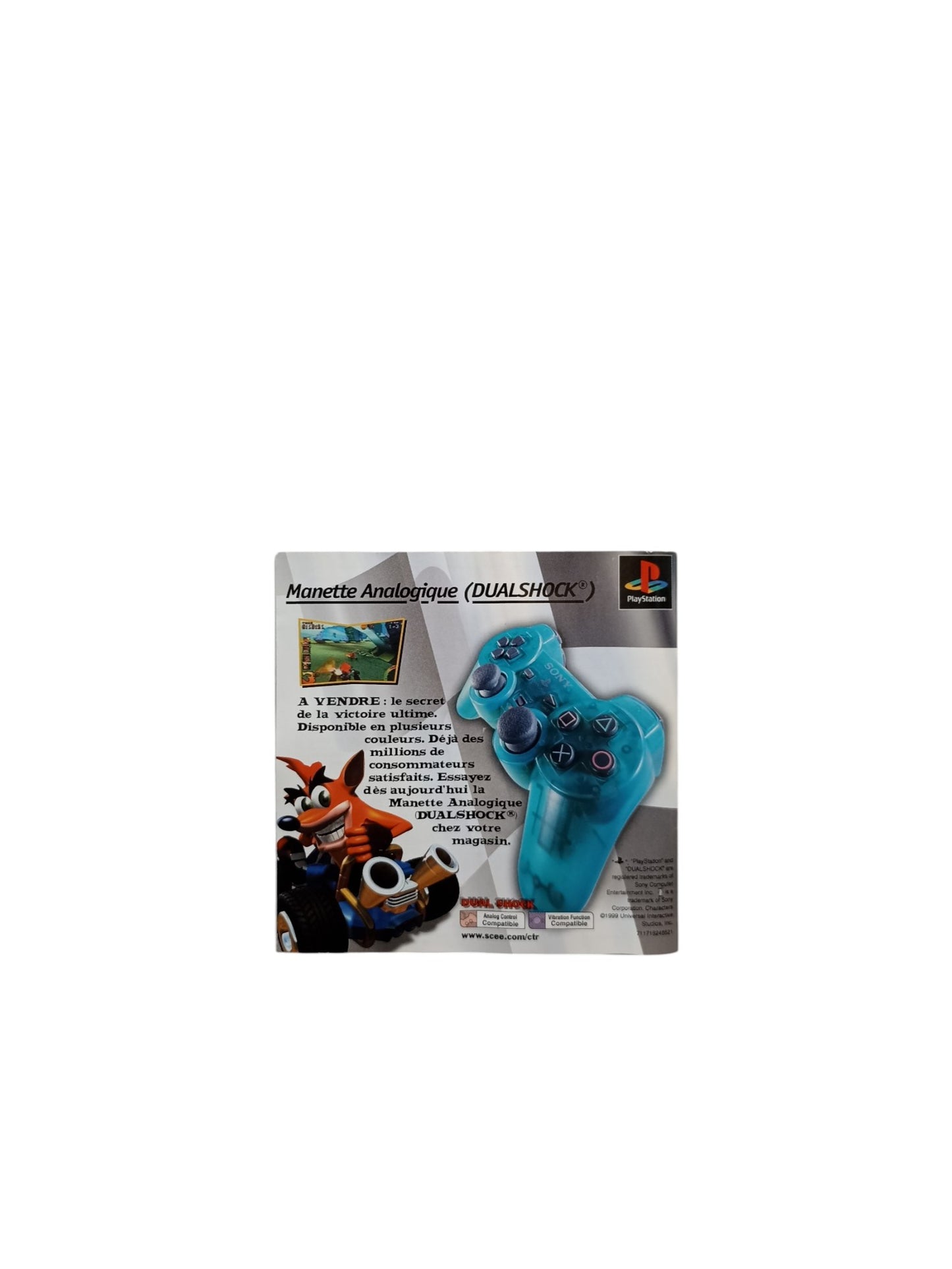 Jaquette Avant Crash Team Racing Version Platinum Multilingue