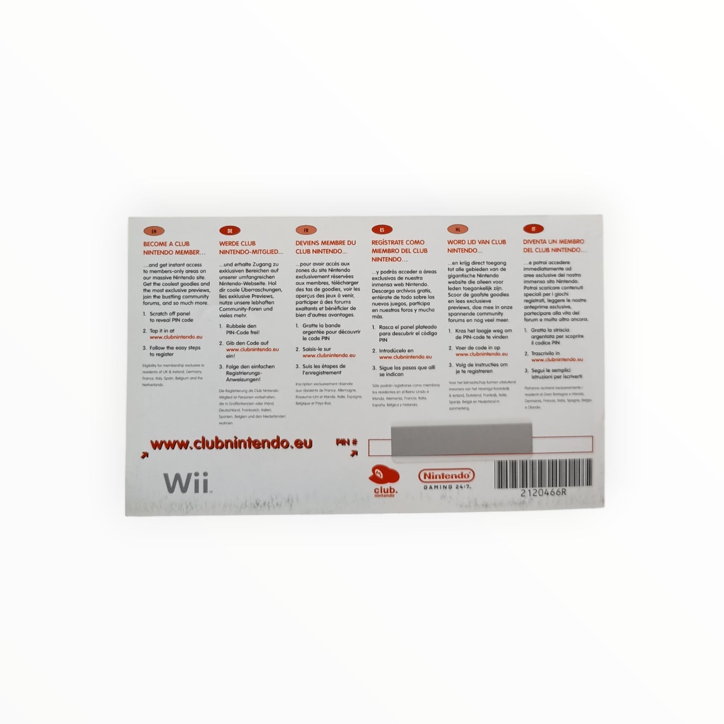 carte VIP seule Excite Truck Nintendo Wii