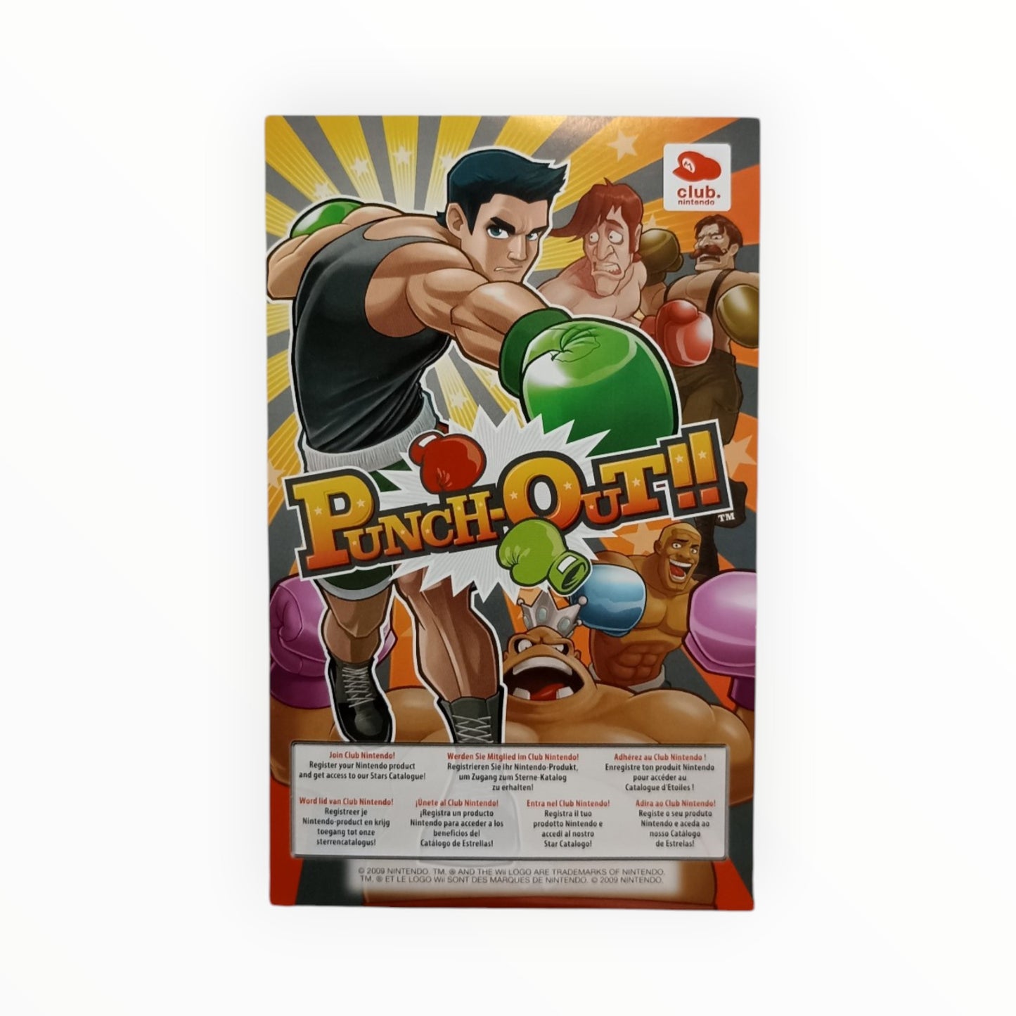 Punch-Out!! Carte VIP Nintendo Wii non gratté en français