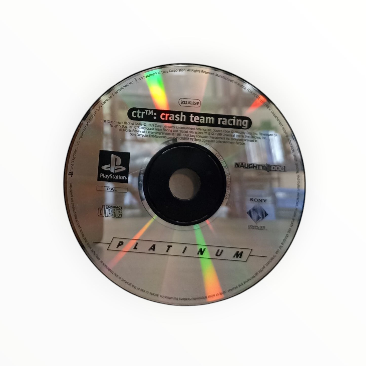 CD seuls Crash Team Racing (Platinum) PlayStation 1 PS1 Version français