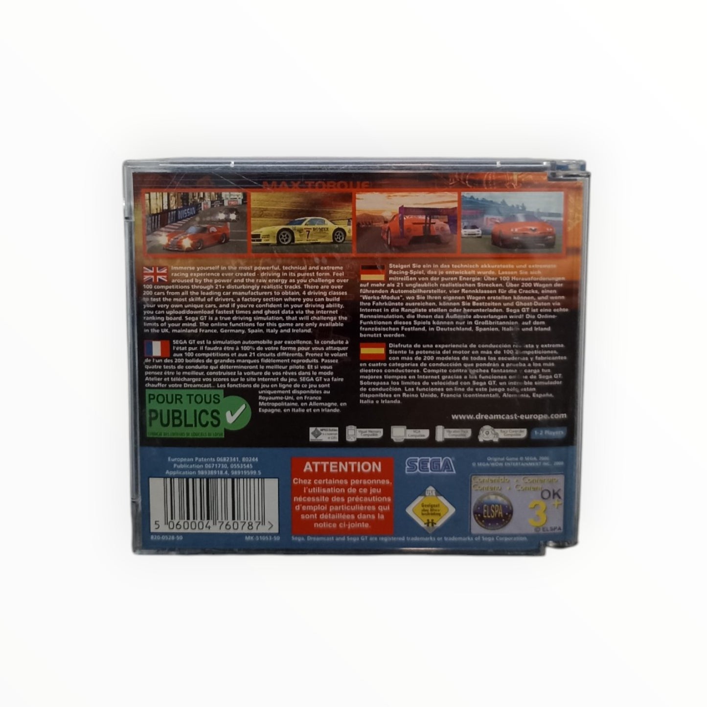 Sega GT Dreamcast FRA complet