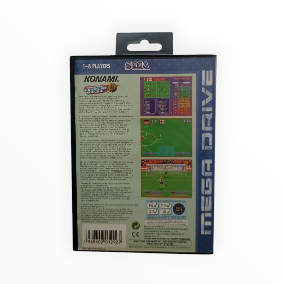 International Superstar Soccer Deluxe Mega Drive FRA complet